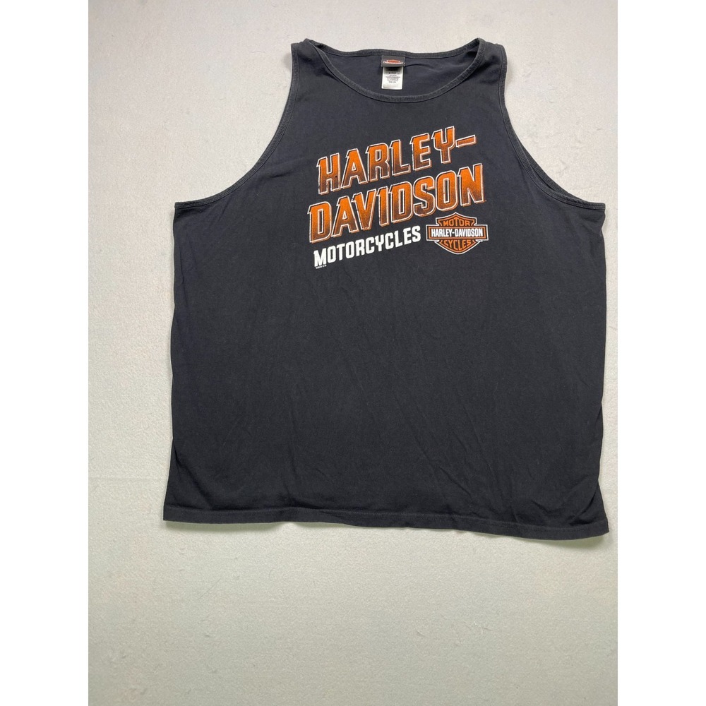Harley-Davidson Tank Top Cotton Black 3XL Mens